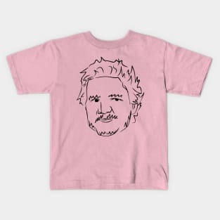 Pedro Pascal Messy Sketch Kids T-Shirt